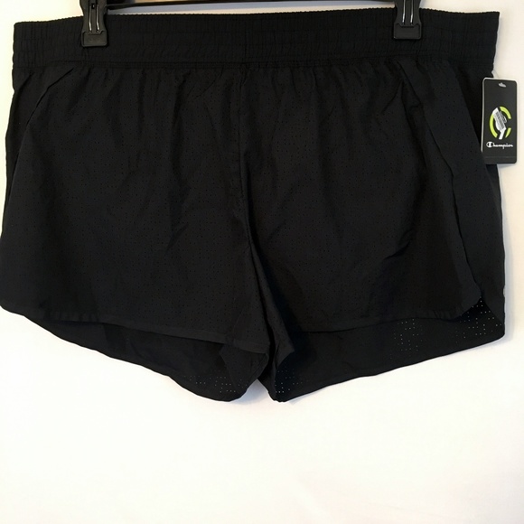 Champion Pants - C9 Black Duo Dry Running Pocket Shorts XL & XXL